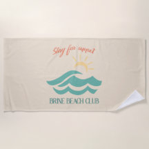Toalha Stay For Sunset Brine Beach Club