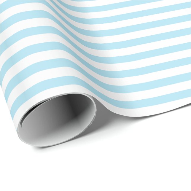 De Presente Azul Céu| Papel branco para enrolamento (Ponta do rolo)