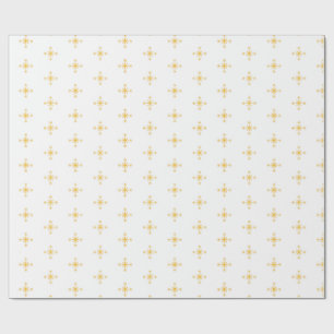 De Presente Belo papel floral amarelo