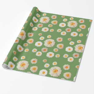 De Presente Daisy Flowers - Papel Brilhante