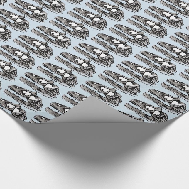 De Presente DINO - Papel Leve Azul Brilhante, 30" x 6' (Ponta)