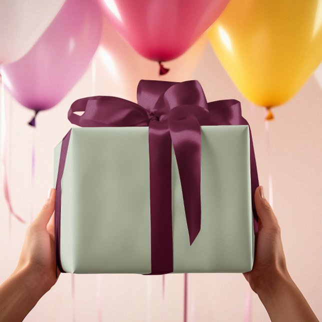 De Presente Eterno - Papel Misty Sage Wrapping (Criador carregado)