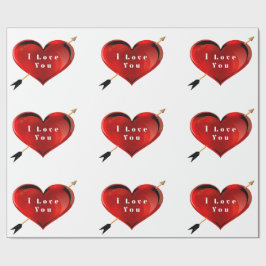 De Presente Eu Te Amo Molhando Papel