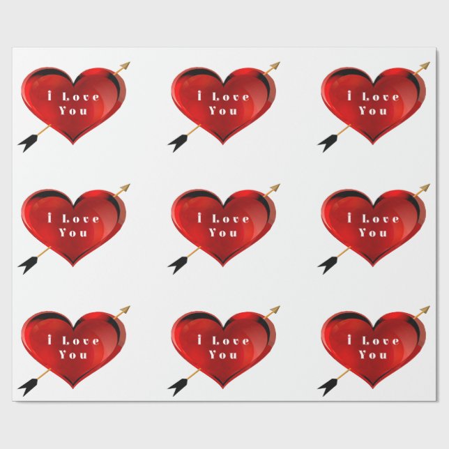 De Presente Eu Te Amo Molhando Papel (Aberto)