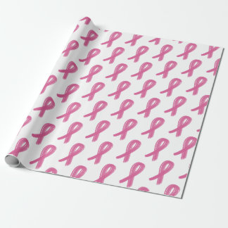 De Presente Fita rosa Enrolando papel Sensibilização para o ca