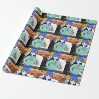 De Presente Garota anime papel embrulho em cascata