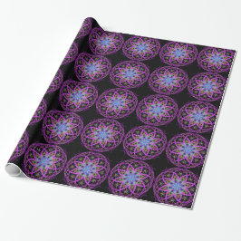De Presente Kaleidoscope Mandala Art Wrapt Papel 5