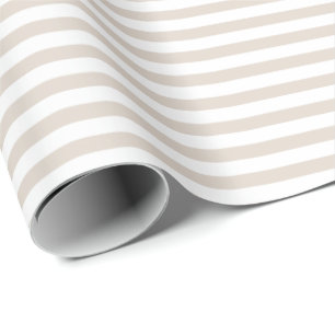De Presente Khaki claro  Papel branco para enrolamento