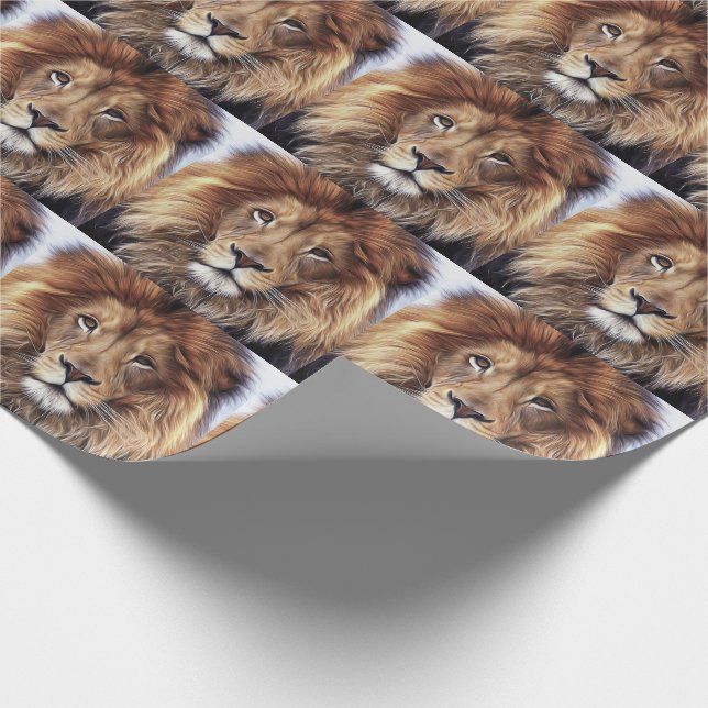DE PRESENTE LION CHRISTMAS WRAPPER PAPEL (Ponta)