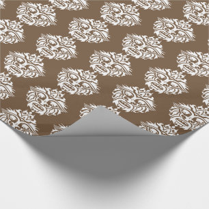 De Presente Máscara Tribal - Papel Brilhante Brilhante, 30" x
