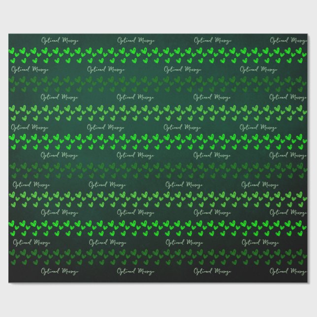 De Presente Muitos corações Enrolando Papel (Aberto)