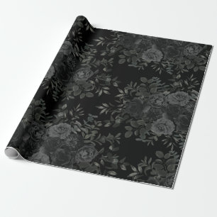 De Presente Papel branco e Rosa gótico branco e preto