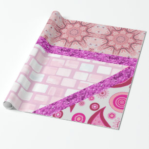 De Presente Papel Brilhante para Embrulho