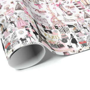 De Presente Papel Brilhante Paris França