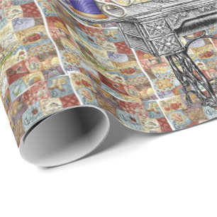 De Presente Papel Brilhante Vidtoriano