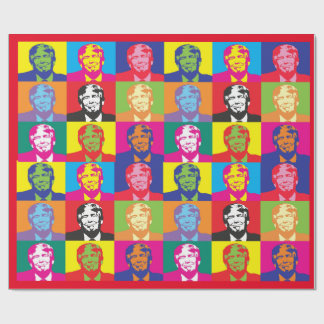 De Presente Papel Colorido Novelty Donald Trump