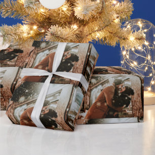 De Presente Papel com a sua fotografia e o mais bonito golpe