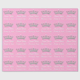 De Presente Papel da princesa envolvimento do bebé