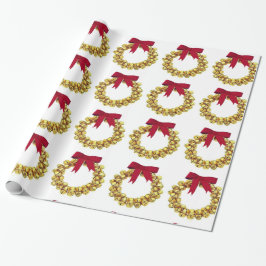 De Presente Papel Dourado para enrolamento da correia