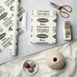 De Presente Papel Enrolador Enrolado Funny Tofu