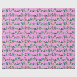 De Presente Papel Feliz Para Lavar Plantas Domésticas, Rosa