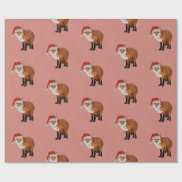 De Presente Papel FESTIVE FOX PINK Wraping