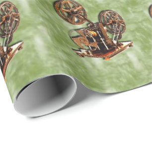 De Presente Papel Floral Brilhante para Embrulho