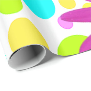 De Presente Papel Floral Brilhante para Embrulho