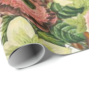 De Presente Papel Floral Brilhante para Embrulho