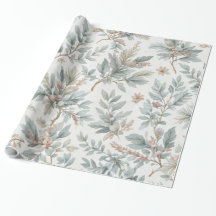 Papel Floral Soft Sage & Blush para Qualquer Ocasi