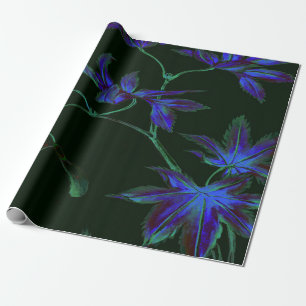 De Presente Papel florante japonês azul e verde