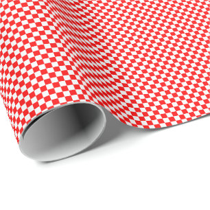 De Presente Papel pequeno vermelho e do branco das