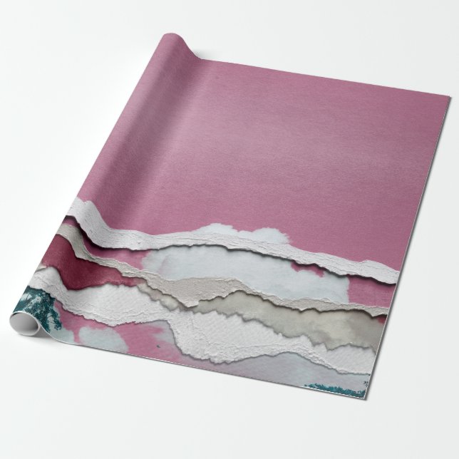 De Presente papel rasgado (Desenrolado)