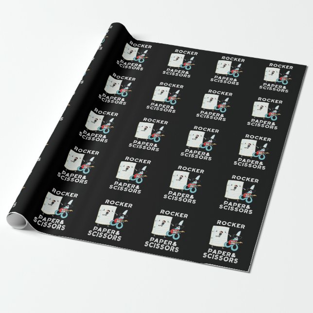 De Presente Papel Rocker E Tesoura Jogo Engraçado Jogar Escuro (Desenrolado)