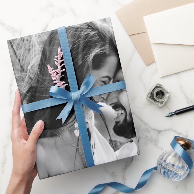 De Presente Papel Tissue Personalizado Preto e Branco para Cas (Presentear)