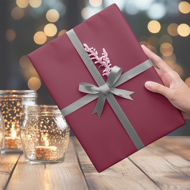 De Presente Papel Trendy Dark Magenta Wraping (Criador carregado)