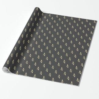 De Presente Papel Vintage Honey Bee Design Wraping