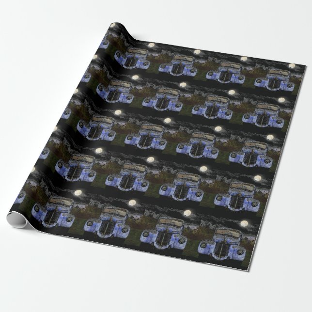 De Presente Papel Vintage Wrapping (Desenrolado)