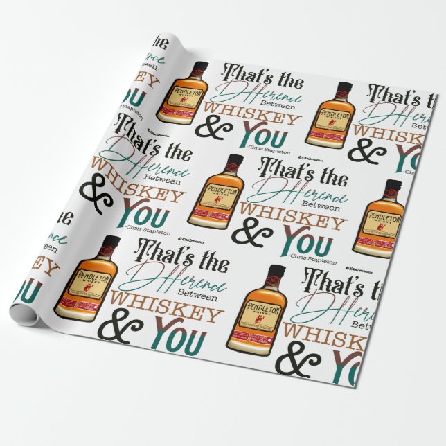 De Presente Papel Whiskey Wrapping (Desenrolado)