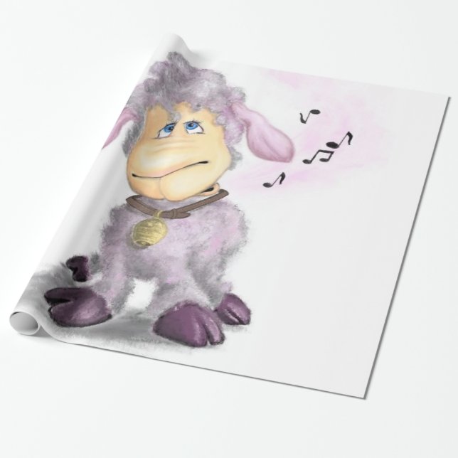 De Presente Pequena lâmpada com papel para enfiar (Desenrolado)