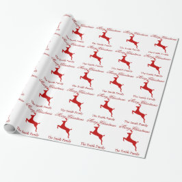 De Presente Personalize o papel vermelho moderno conhecido da