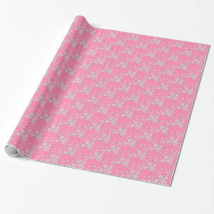 De Presente Pulverização Floral, Estilo, PAPEL WRAP 1-Rosa-Bra