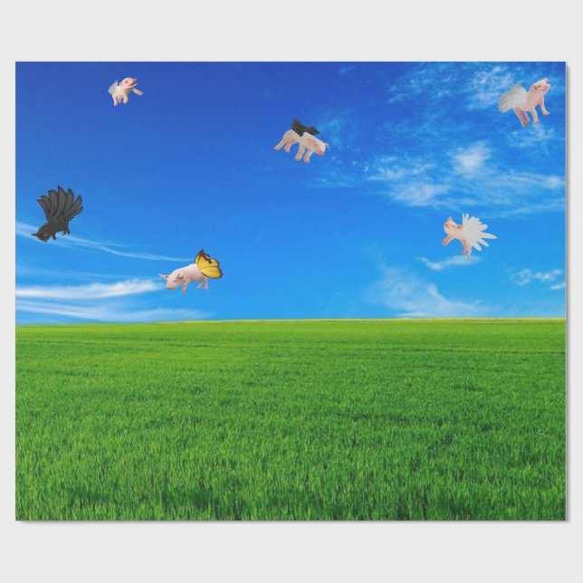 De Presente Quando os porcos voam com papel (Aberto)