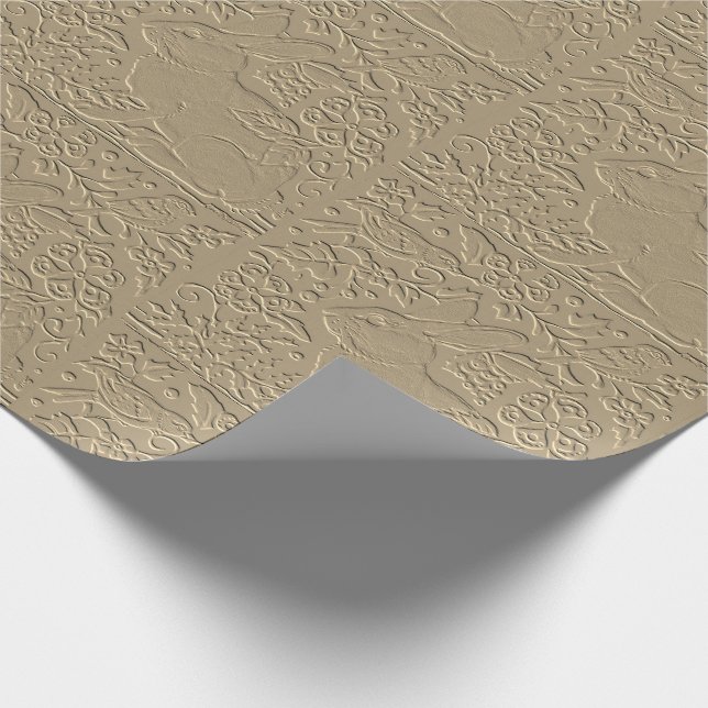 De Presente Rabbit em relevo Papel castanho Pássaro Fragmento  (Ponta)