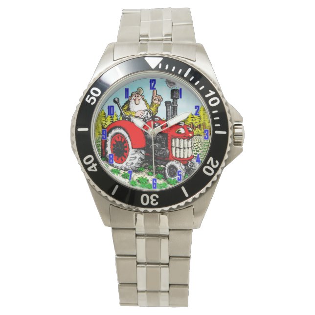 DE PULSO AGRICULTORES COM O RELÓGIO TRATOR WRIST (Frente)