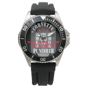 De Pulso Corveta o relógio do Punisher