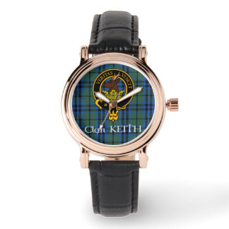 De Pulso relógio Clan Keith Crest & Ancient Tartan