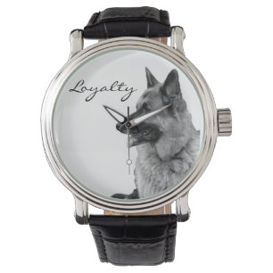 De Pulso Relógio da lealdade do german shepherd