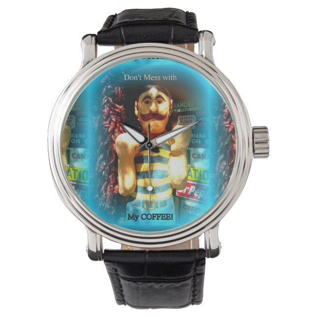 De Pulso relógio do amante do café (Frente)