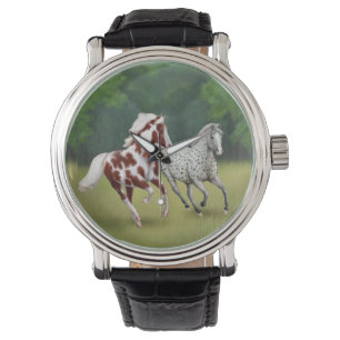 De Pulso Relógio ocidental livre Running dos cavalos